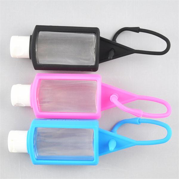 FDA Food Grade Portable Hand Sanitizer Silicone Holder for Children