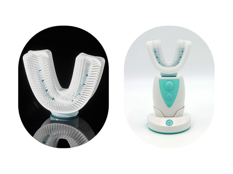 The Function of Hands Free U-shaped Electric Silicone Toothbrush