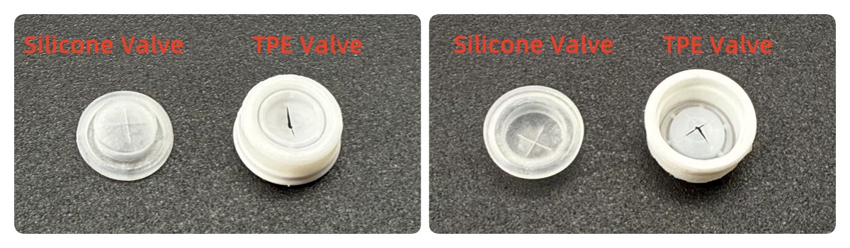 TPE Valve V.S. Silicone Valve