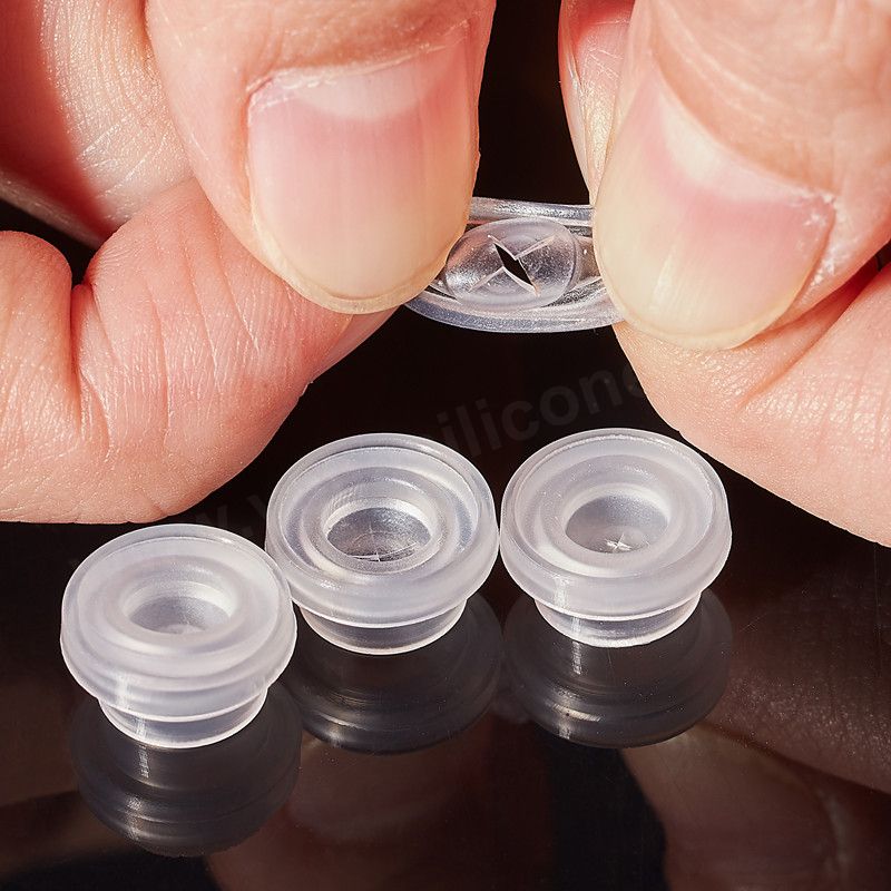 LSR Injection Molding One Way Cross Slit Silicon Control Valve for