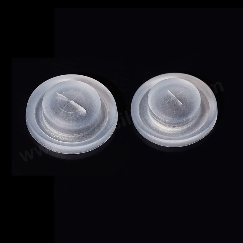 Leakproof Silicone One Way Valve for Flip Top Cap, Liquid Injection