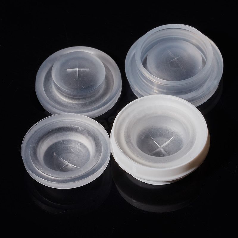 LFGB Approved Food Grade Liquid Silicone One Way Valve for Flip Top Cap