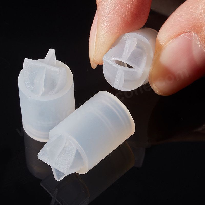 Liquid Soap Dispensing Duckbill Check Valves, 12mm Silicone Duckbill
