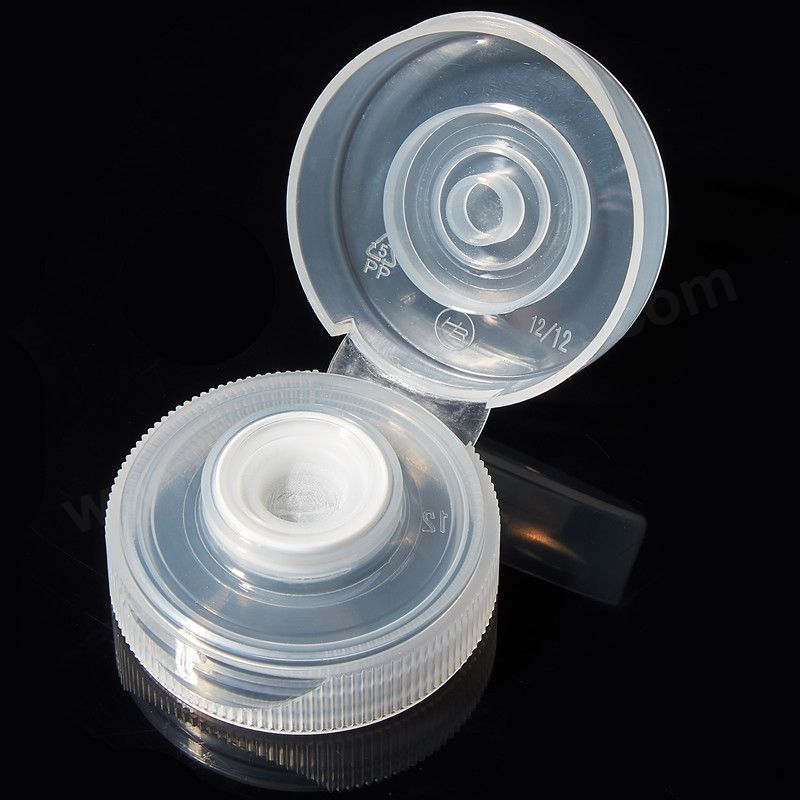 Dispensing Bottle Closure with Silicone Valve Inserted