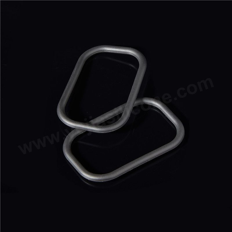 Vacuum Compression Moulding FDA Approved Ultra Black Silicone Rubber Gaskets