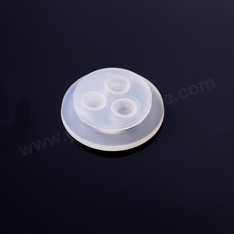 4Hole Squeeze Bottle Valve with Cross Slit Cut, Custom Silicone
