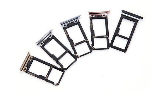 LSR Overmolding Waterproof SIM Card Tray Holder for Mobile Phones