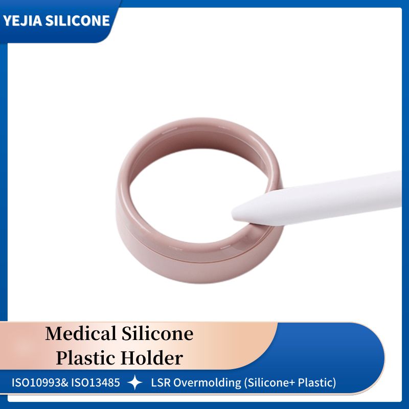 overmolded medical silicone holder