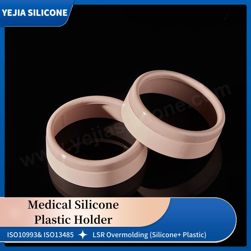 Silicone Overmolding Plastic Holder