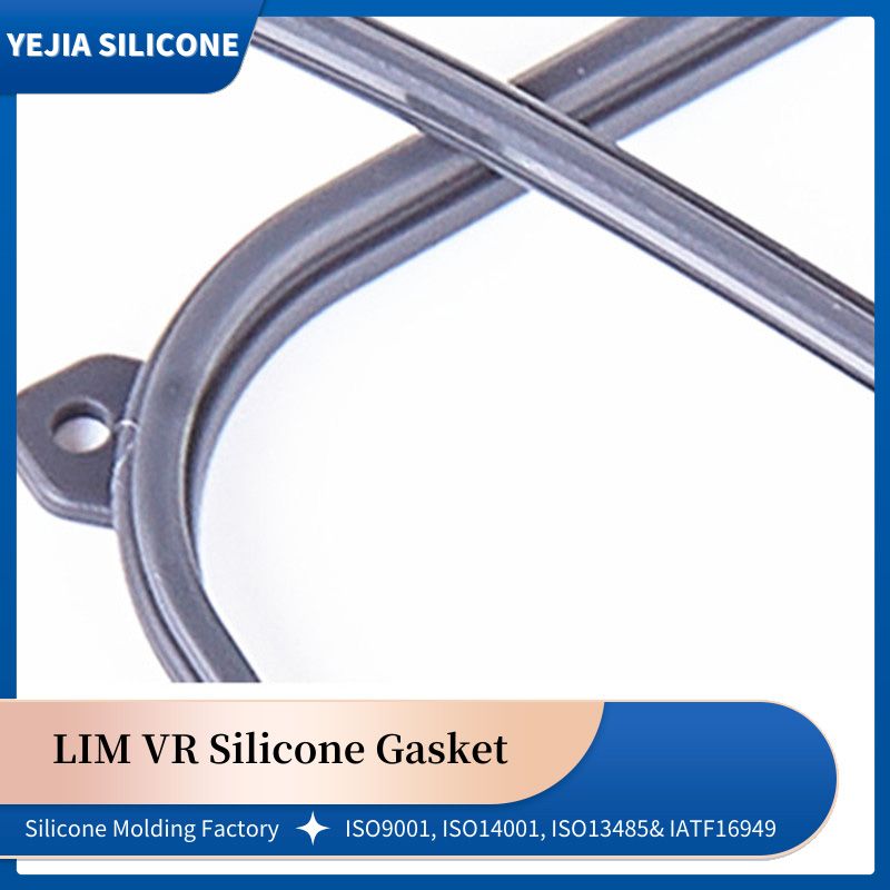 Liquid Injection Molding PlatinumCured VR Silicone Gaskets, Light