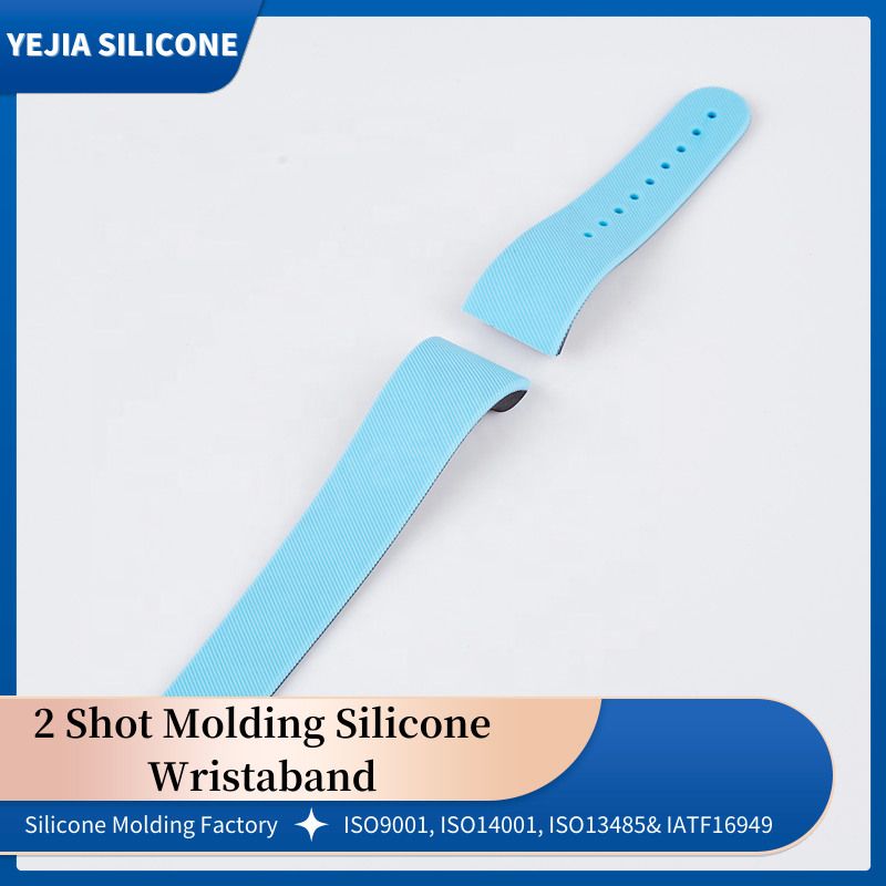 2 Shot Moulding Silicone Wristband