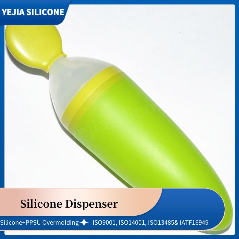 silicone overmolding dispenser