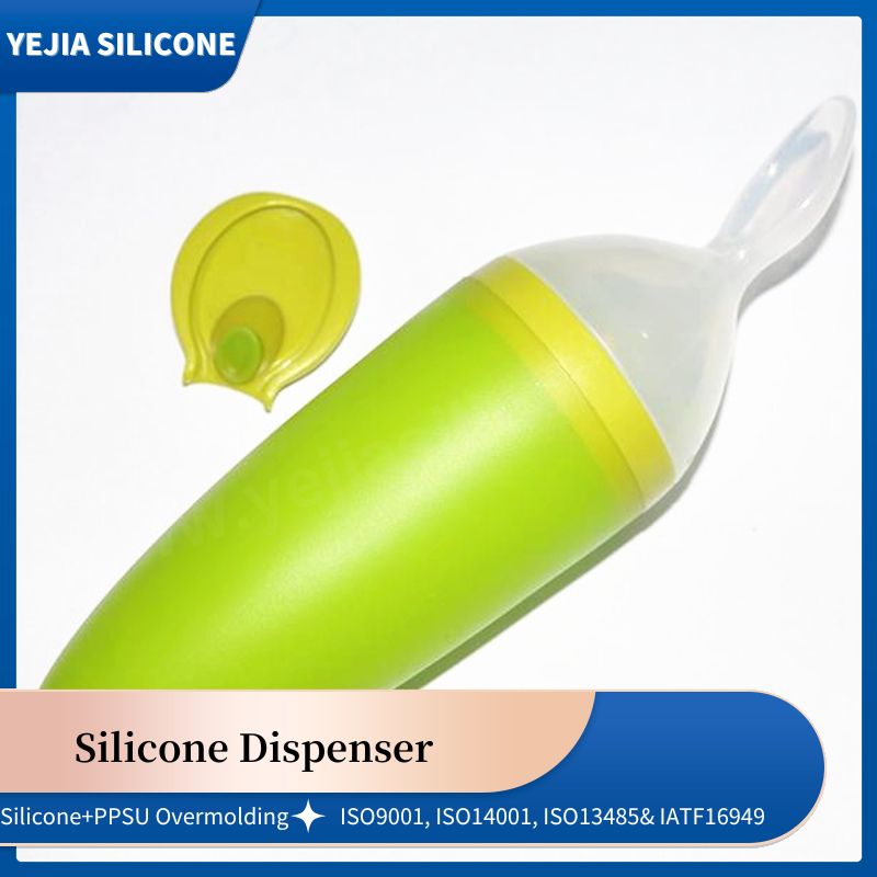 overmolding silicone dispenser