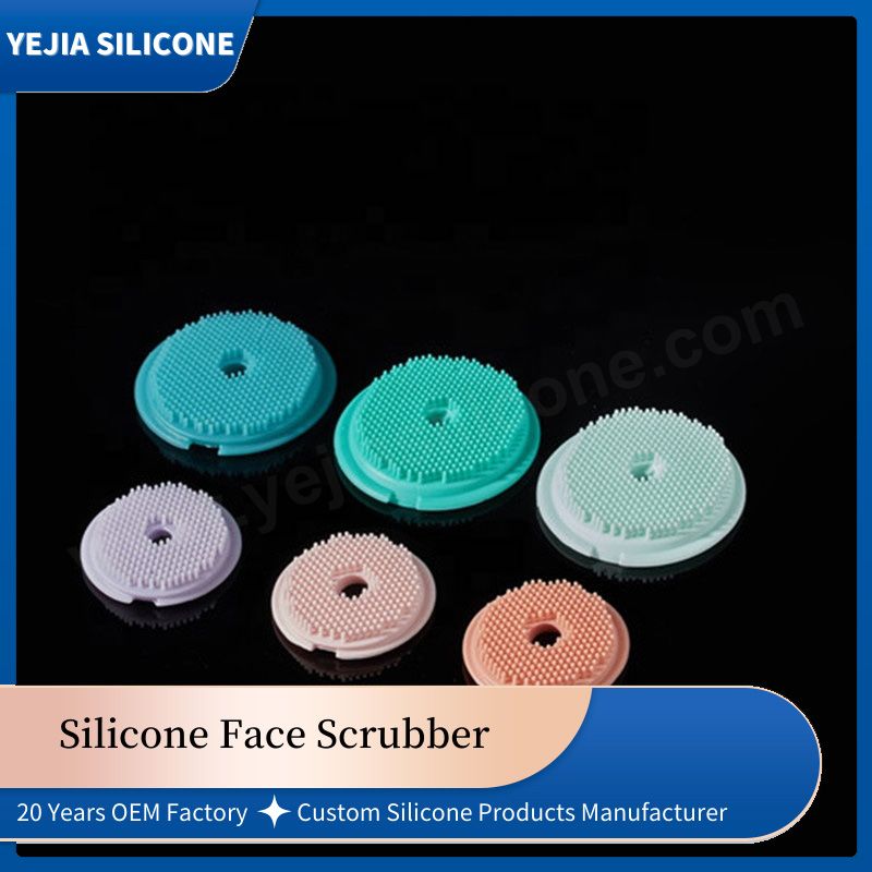 facial cleansing silicone scrubber
