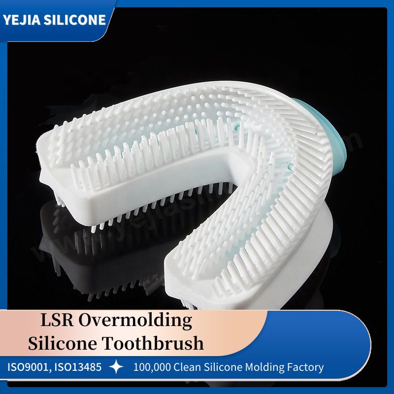 LSR overmolding silicone toothbrush