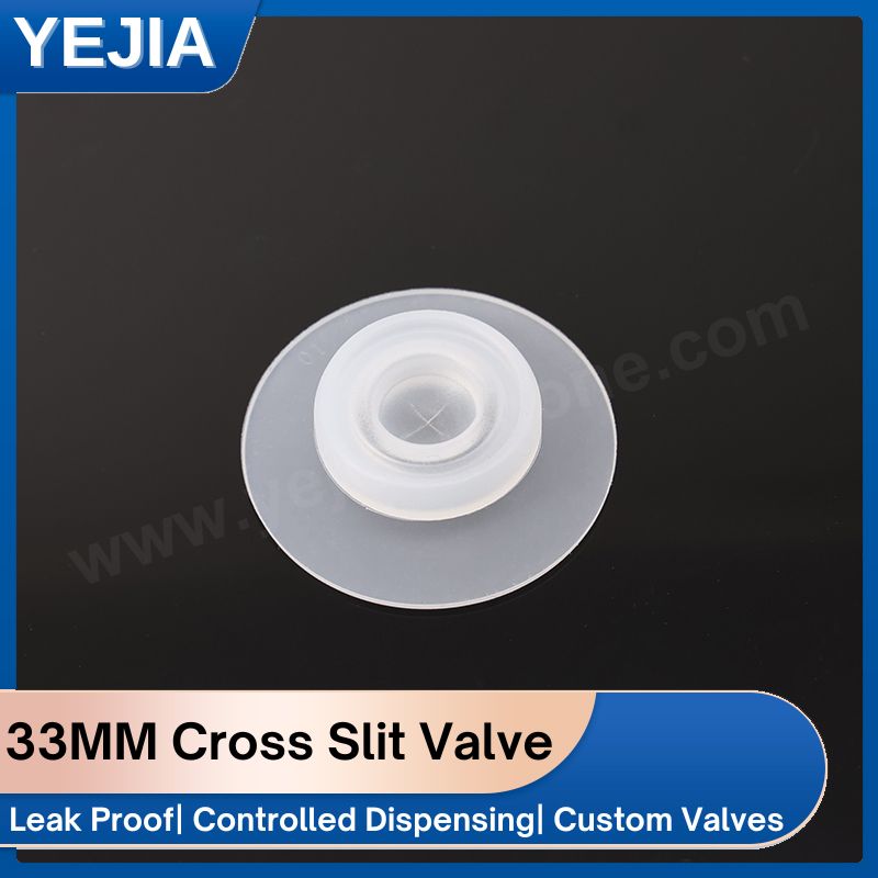cross slit silicone valve