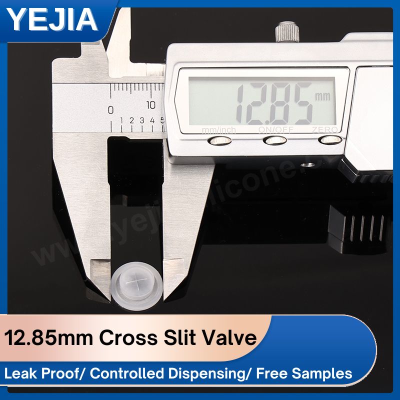 12.85mm Cross Slit Cut Silicone Valve