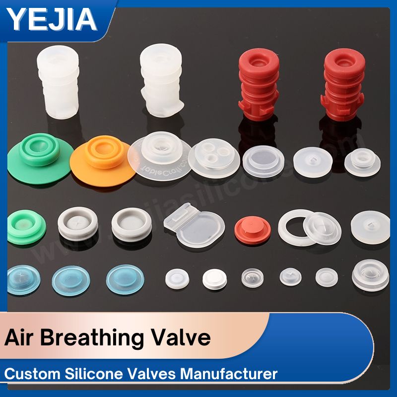one-way rubber valve