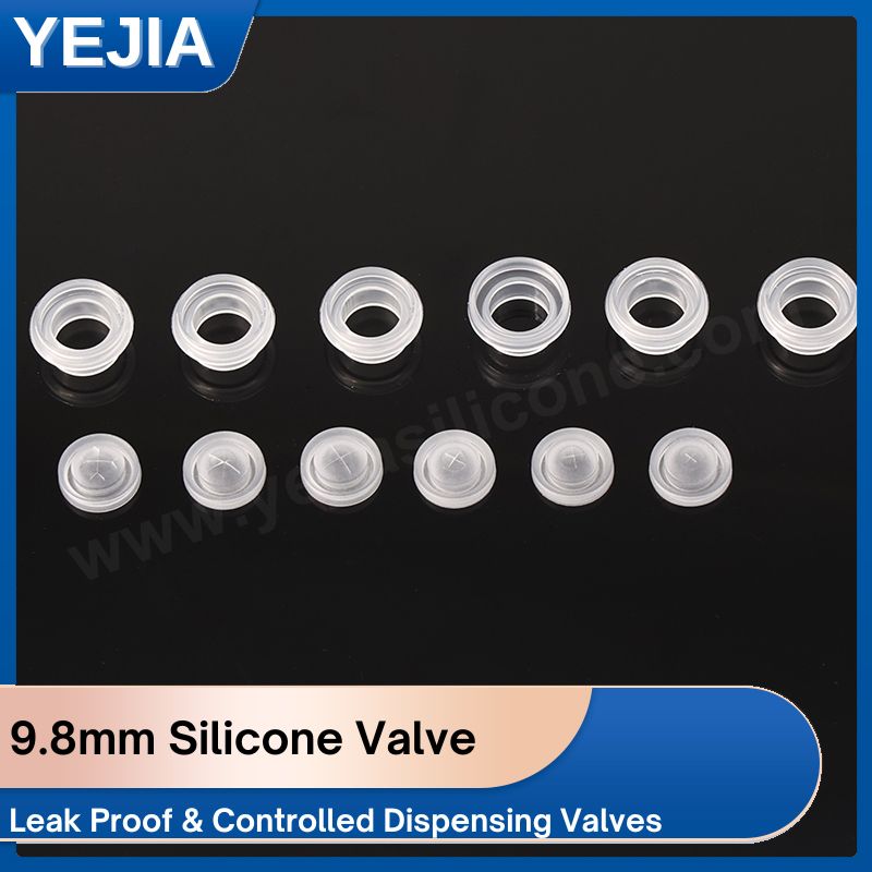 9.8mm Silicone Valves for Plastic Dispensing Closures