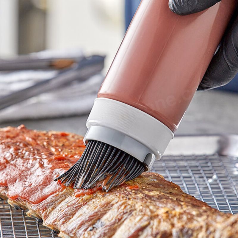 Custom BBQ Silicone Basting Brush Cap