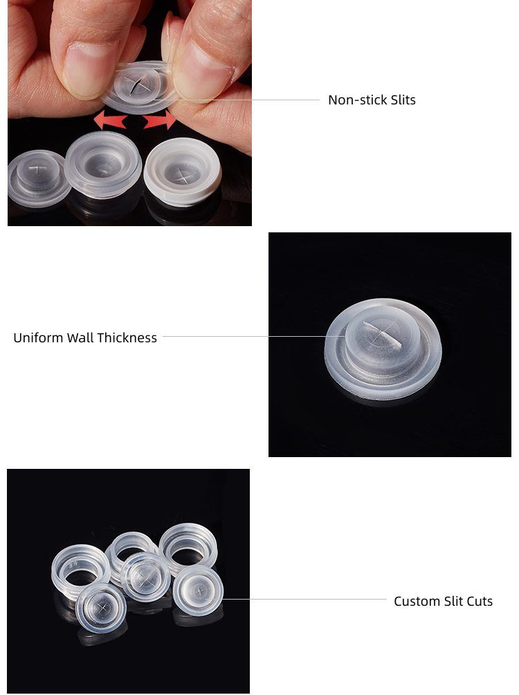 9.8mm Cross Slit Silicone Valve