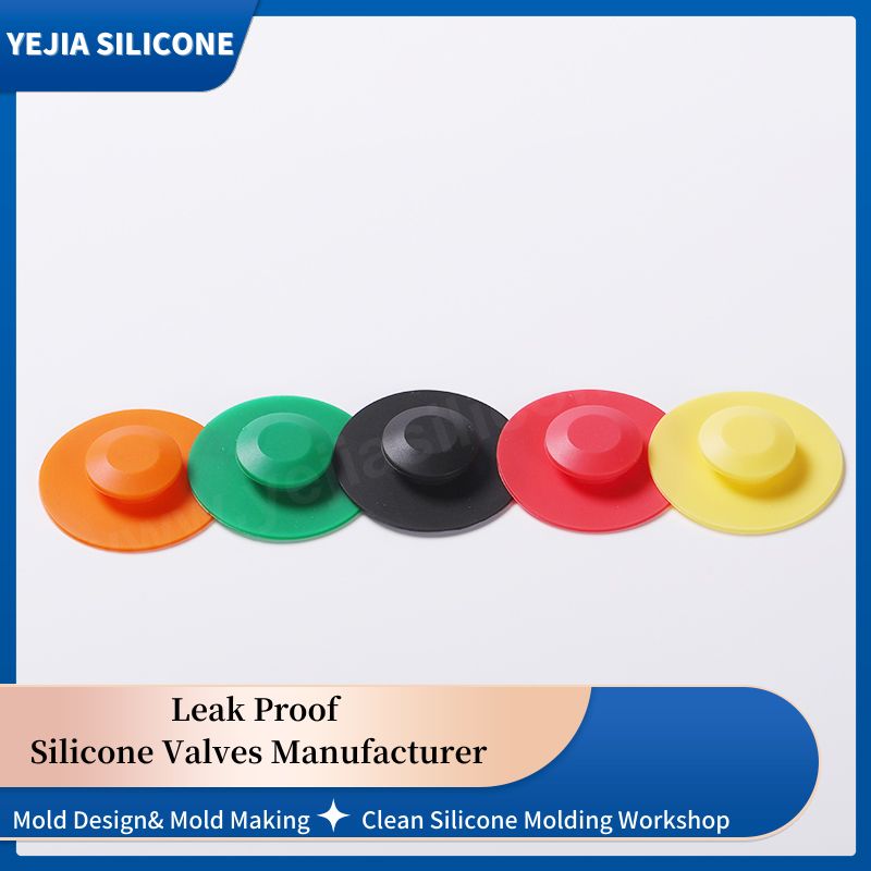 Compression Molded Silicone Mushroom Valve Custom Mushroom Valves