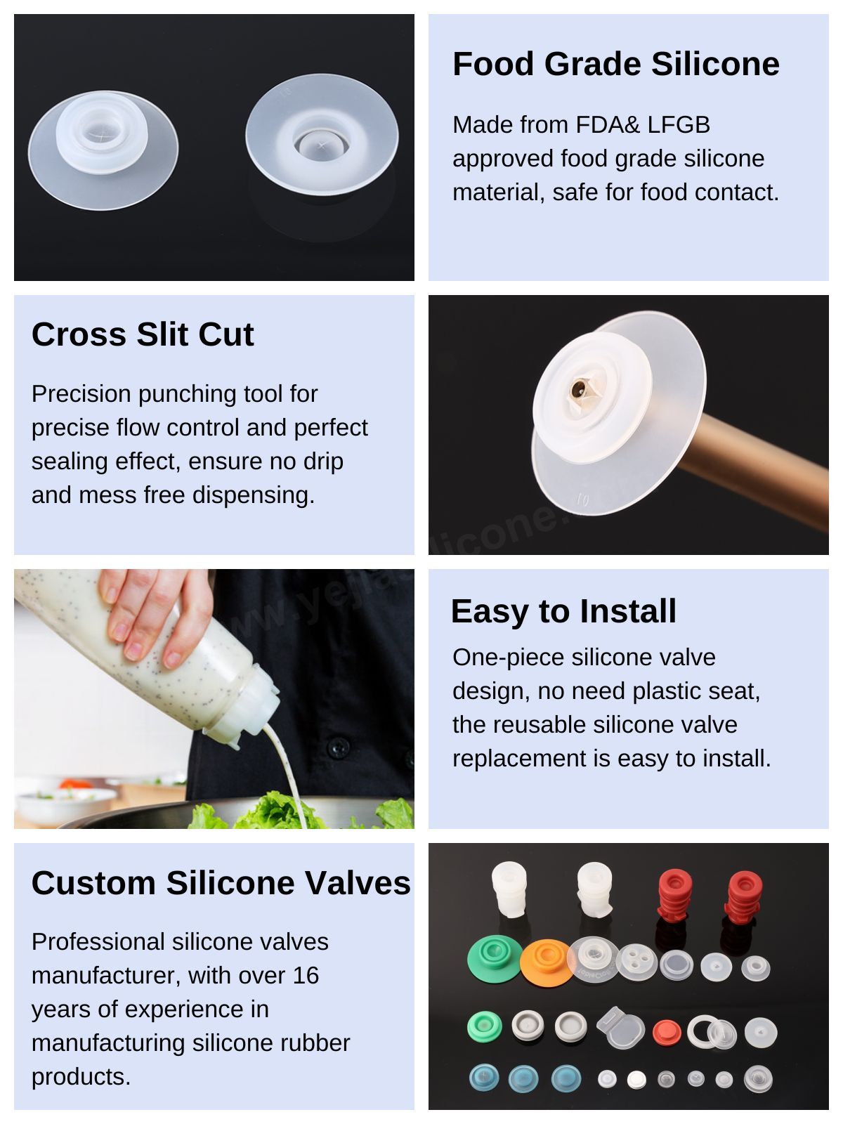 33mm Cross Slit Silicone Valve