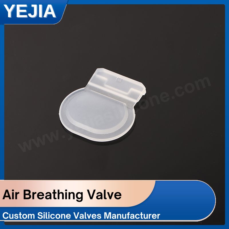 Silicone One-Way Air Breathing Valve for Sound Proof Facial Mask