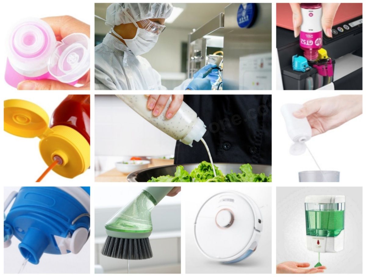 Customized Flower-Shaped Silicone Duckbill Valve
