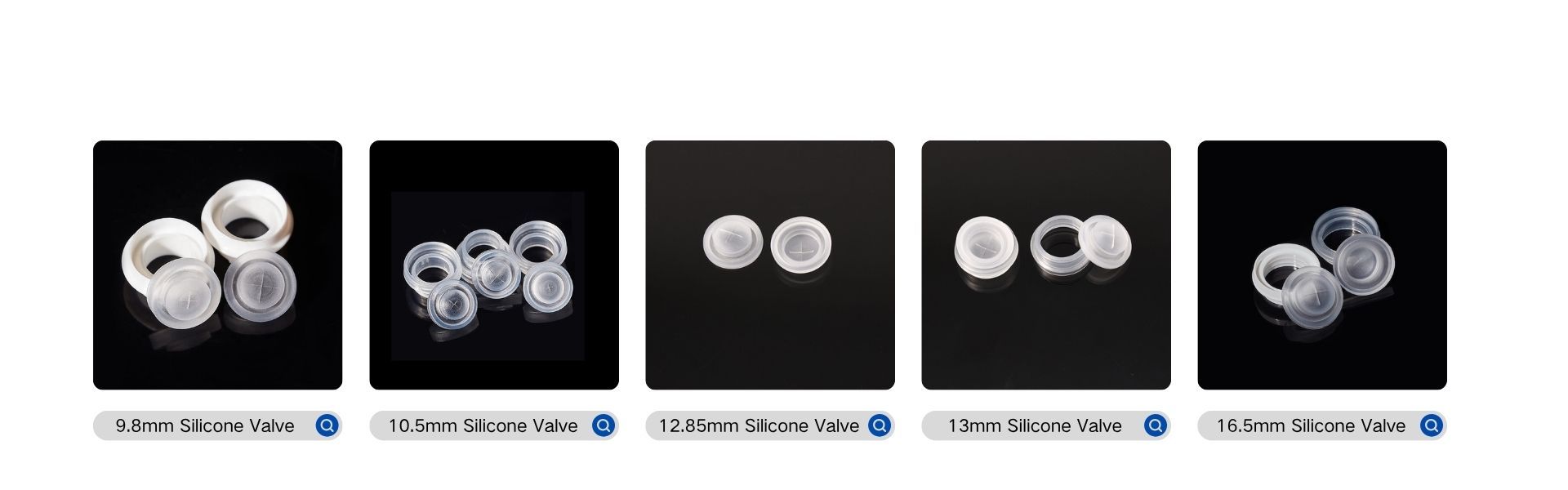 9.8mm Silicone Fluid Control Valve for No-Flip-Cap