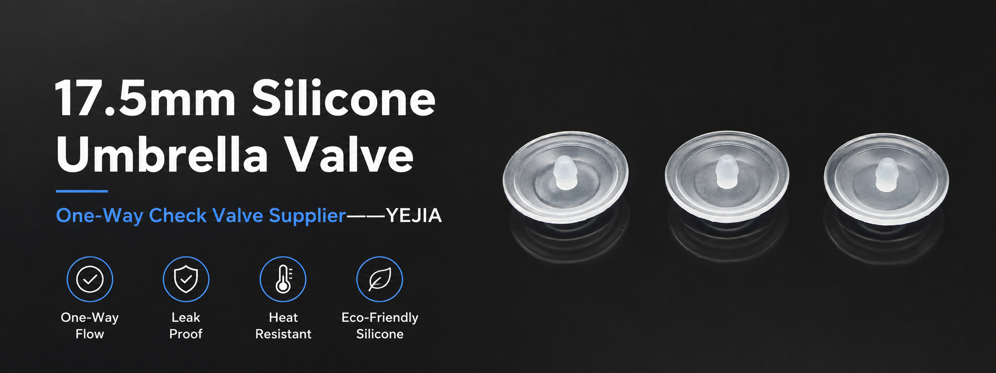 17.5mm Silicone Umbrella Valve
