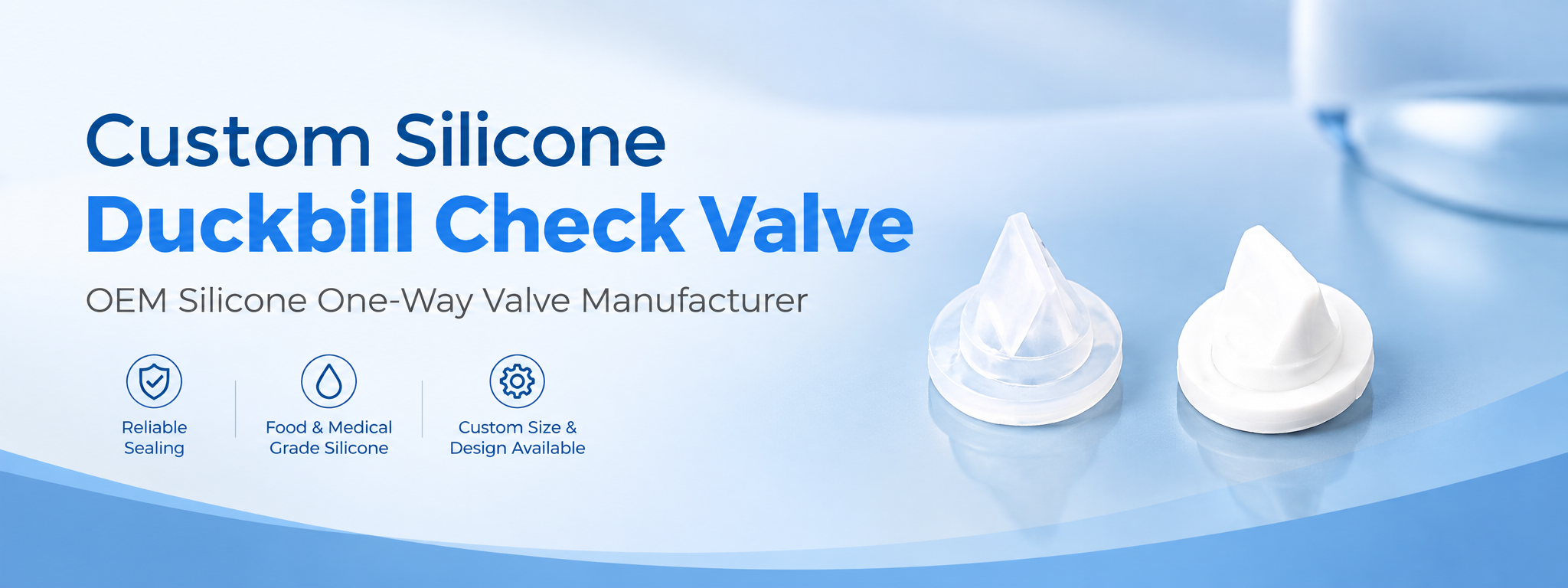 7.8mm Silicone Duckbill Check Valve