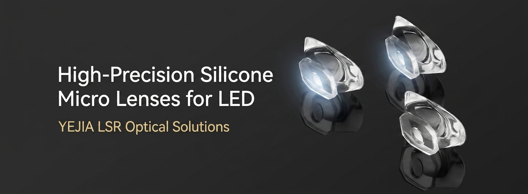Silicone Micro Lenses for LED