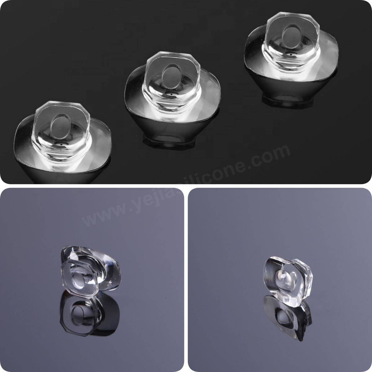 Silicone Micro Lenses for LED