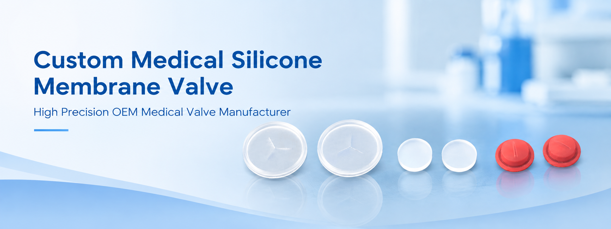 Custom Medical Silicone Membrane Valve